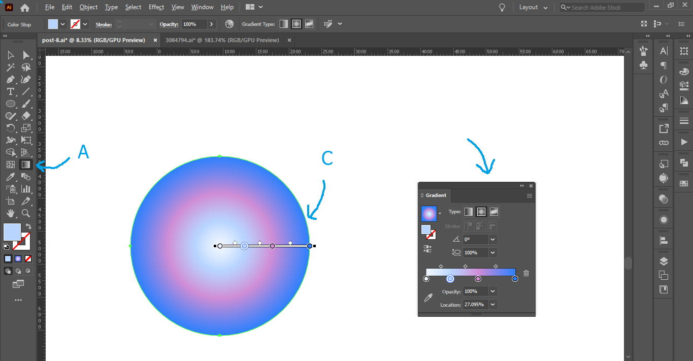 Tutorial Membuat Bentuk Bola 3D Dengan Adobe Illustrator